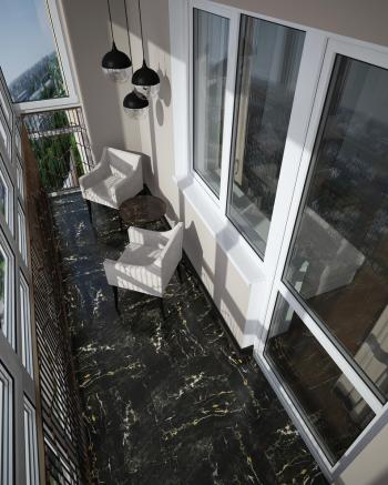 Интерьер балкона в современном стиле