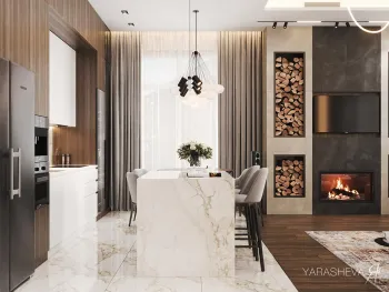 Интерьер кухни  смотреть на Basicdecor