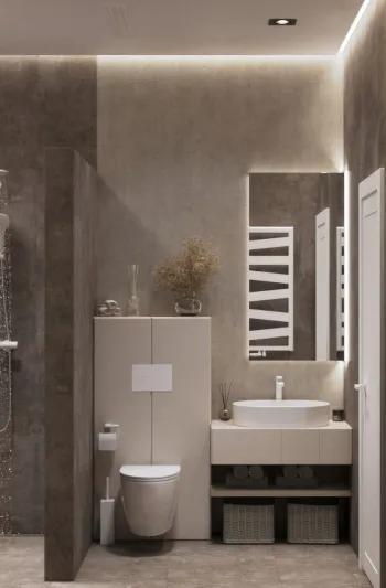 Интерьер ванной  смотреть на Basicdecor