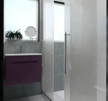 Интерьер ванной в стиле фьюжн смотреть на Basicdecor