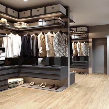 Интерьер гардеробной в неоклассике смотреть на Basicdecor