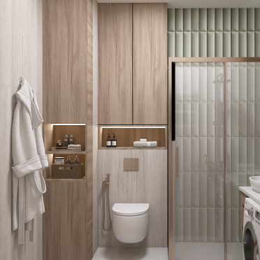 Интерьер ванной  смотреть на Basicdecor