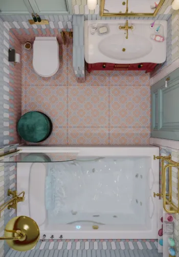 Интерьер ванной в неоклассике и в стиле кантри смотреть на Basicdecor