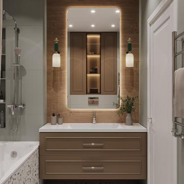 Интерьер ванной  смотреть на Basicdecor