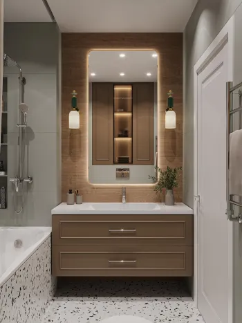 Интерьер ванной  смотреть на Basicdecor