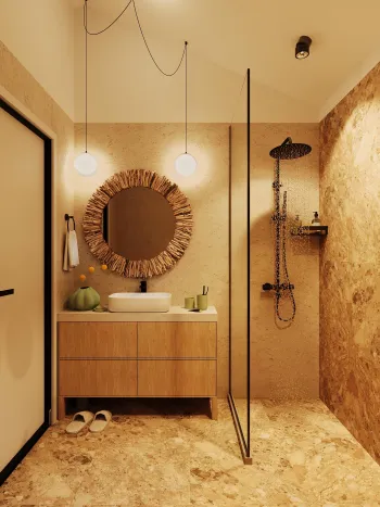 Интерьер ванной  смотреть на Basicdecor