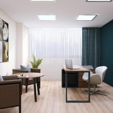 Интерьер гостиной c подсветкой  смотреть на Basicdecor