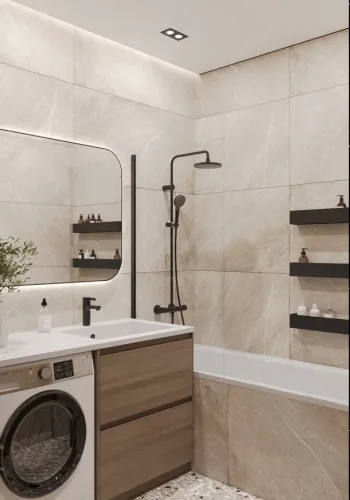 Интерьер ванной  смотреть на Basicdecor