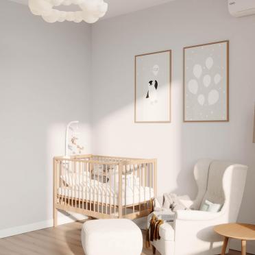 Интерьер детской с для девочки и для новорожденных  смотреть на Basicdecor