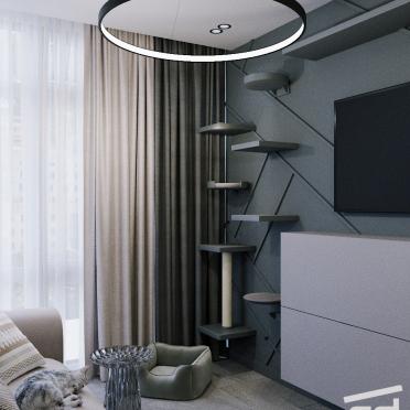 Интерьер гостиной  смотреть на Basicdecor