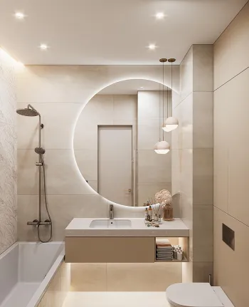 Интерьер ванной  смотреть на Basicdecor