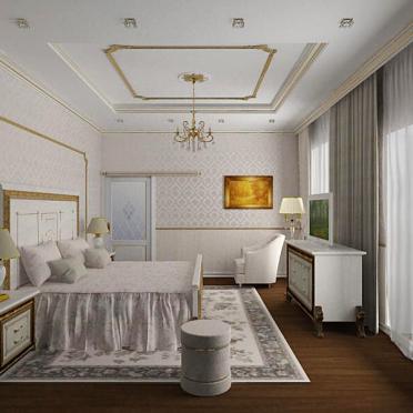 Интерьер спальни в классическом стиле и барокко смотреть на Basicdecor