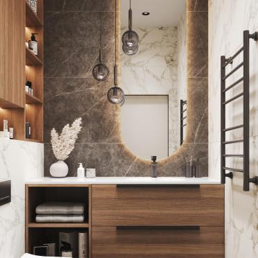 Интерьер ванной  смотреть на Basicdecor