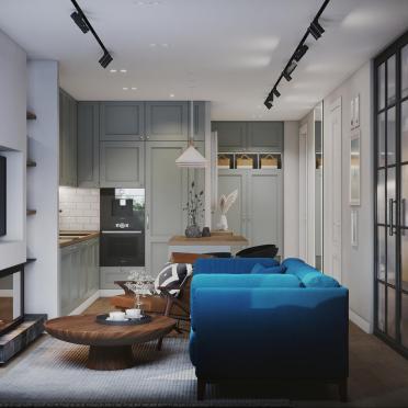 Интерьер гостиной  смотреть на Basicdecor