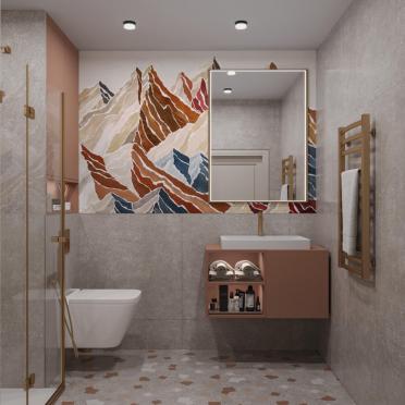Интерьер ванной  смотреть на Basicdecor