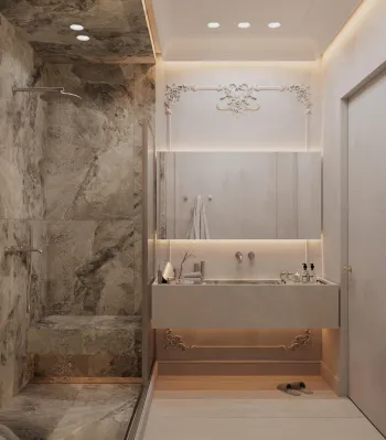Интерьер ванной  смотреть на Basicdecor