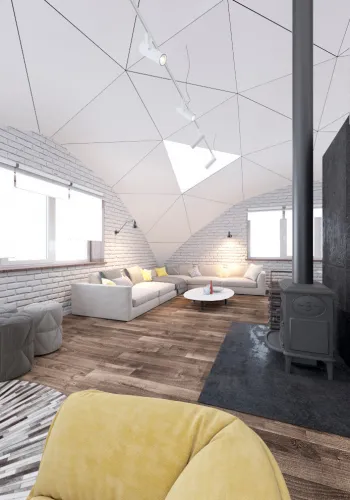 Интерьер гостиной в современном стиле смотреть на Basicdecor