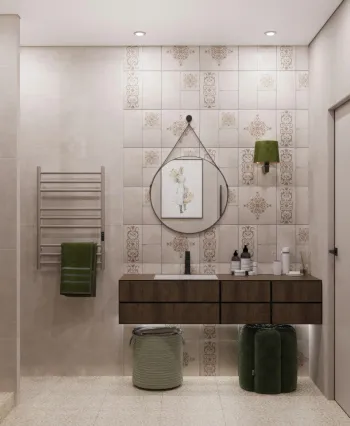 Интерьер ванной  смотреть на Basicdecor
