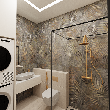 Интерьер ванной в тропическом смотреть на Basicdecor