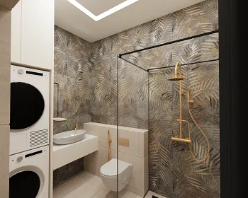 Интерьер ванной в тропическом смотреть на Basicdecor