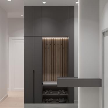 Интерьер с проходной в современном стиле смотреть на Basicdecor
