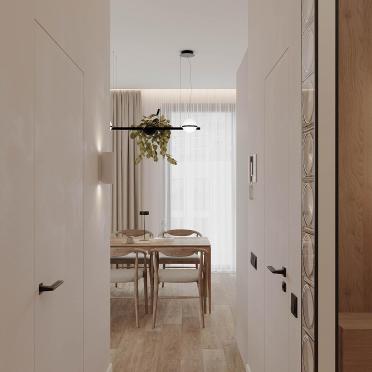 Интерьер коридора с проходной  смотреть на Basicdecor