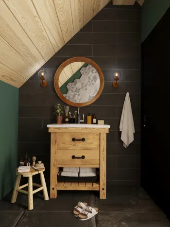 Интерьер ванной  смотреть на Basicdecor