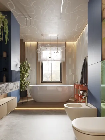 Интерьер ванной  смотреть на Basicdecor