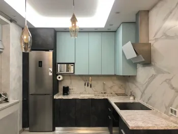 Интерьер кухни c подсветкой  смотреть на Basicdecor