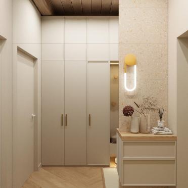 Интерьер прихожей с подсветкой светодиодной  смотреть на Basicdecor