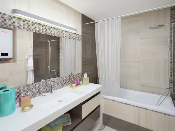 Интерьер ванной в современном стиле смотреть на Basicdecor