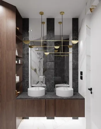 Интерьер ванной  смотреть на Basicdecor