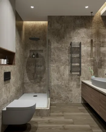 Интерьер ванной  смотреть на Basicdecor