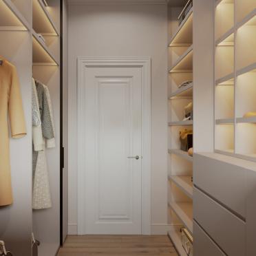 Интерьер гардеробной в неоклассике смотреть на Basicdecor