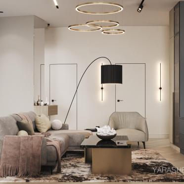 Интерьер гостиной  смотреть на Basicdecor
