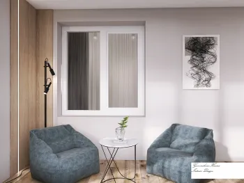 Интерьер балкона с жалюзи  смотреть на Basicdecor