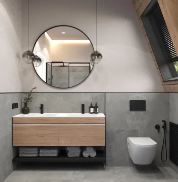 Интерьер ванной  смотреть на Basicdecor