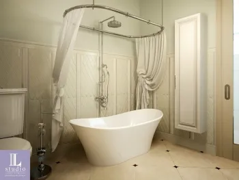 Интерьер ванной в неоклассике смотреть на Basicdecor
