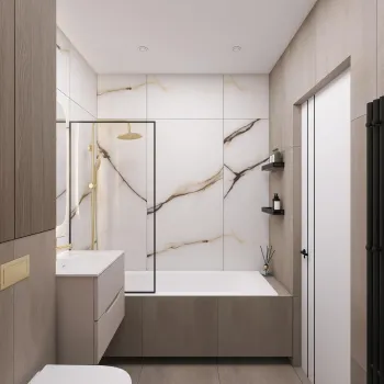 Интерьер ванной  смотреть на Basicdecor