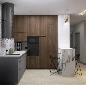Интерьер кухни  смотреть на Basicdecor