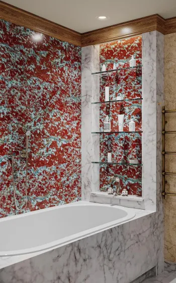 Интерьер ванной  смотреть на Basicdecor