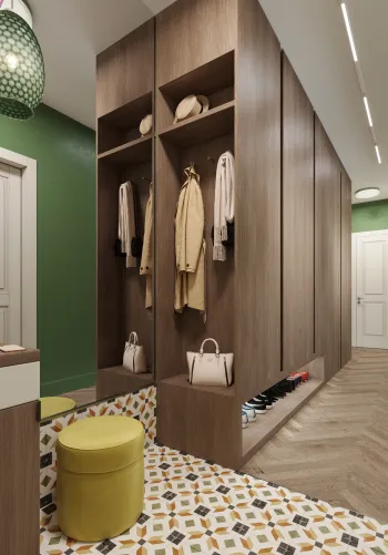 Интерьер прихожей в ретро смотреть на Basicdecor