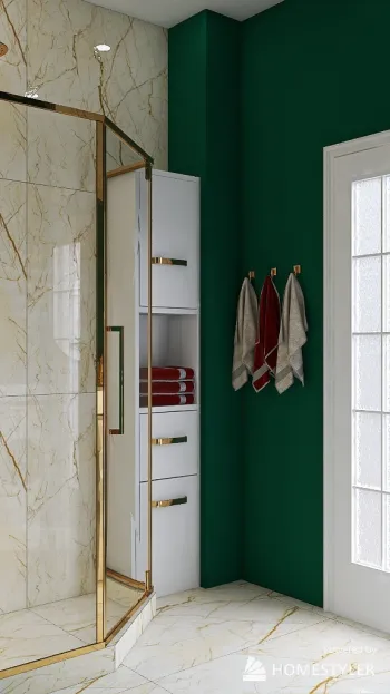 Интерьер ванной и прихожей  смотреть на Basicdecor