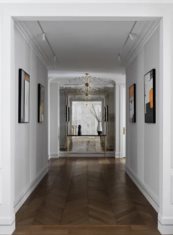 Интерьер коридора в классическом стиле смотреть на Basicdecor
