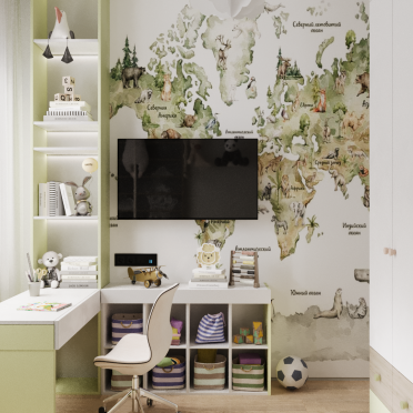 Интерьер детской  смотреть на Basicdecor