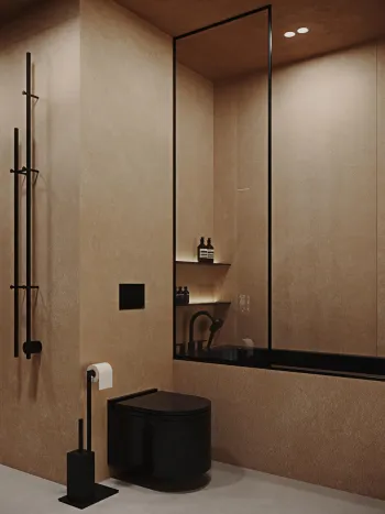 Интерьер ванной  смотреть на Basicdecor