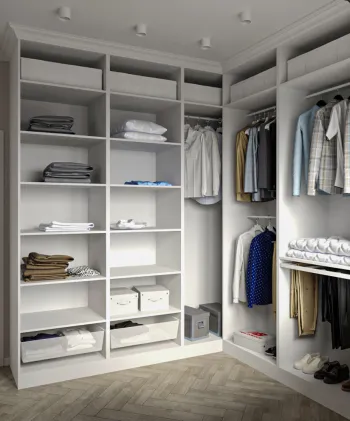 Интерьер гардеробной  смотреть на Basicdecor