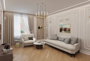 Интерьер гостиной  смотреть на Basicdecor