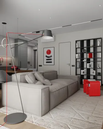 Интерьер гостиной  смотреть на Basicdecor
