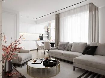 Интерьер гостиной в современном стиле смотреть на Basicdecor